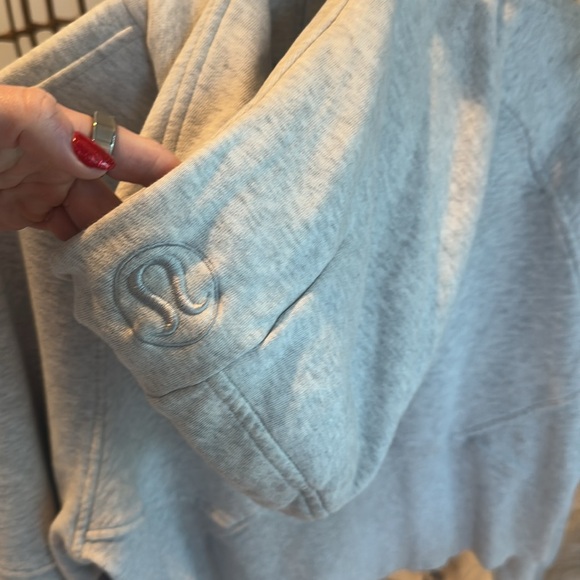 lululemon athletica Gray half zip Hoodie Jacket M/L - Picture 5 of 7